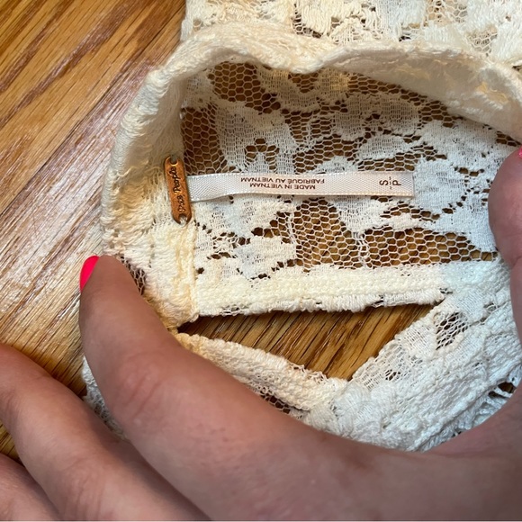 Free People Ladybird lace tank in white size small - Picture 4 of 6